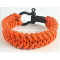 Brazalete de paracord reflexivo